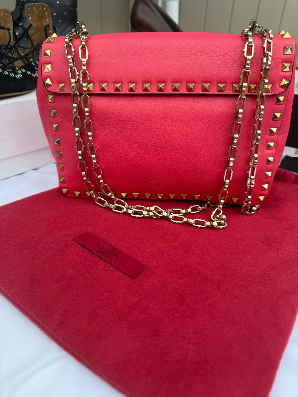 Valentino Garavani Rockstud pink bag - Picture 2 of 12